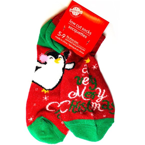 *3/$15* Cute Holiday Penguin Socks - Picture 2 of 6